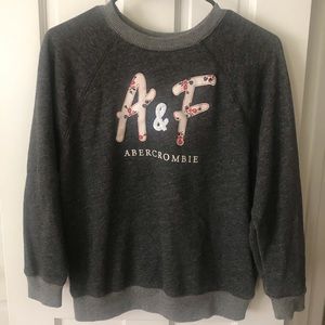 dark gray ABERCROMBIE SWEATER